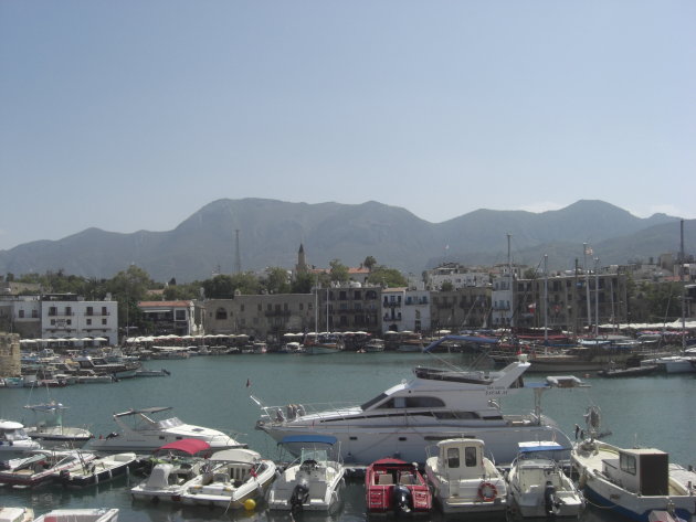 Haven van Kyrenia (noord Cyprus)