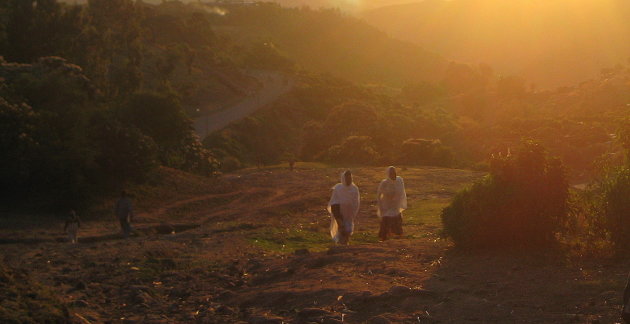 Zonsondergang Lalibela