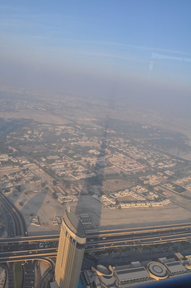 Schaduw van de Burj Khalifa