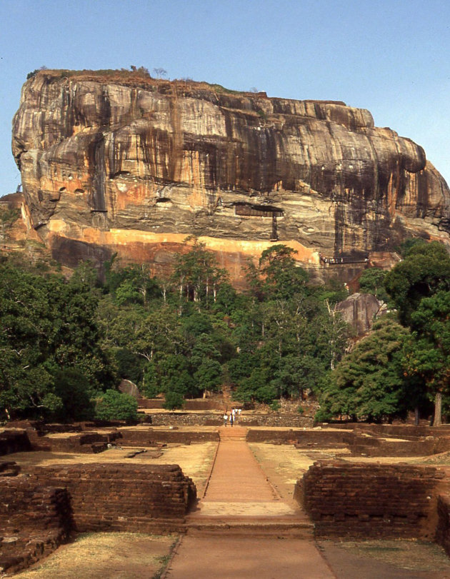 Sigiriya, een flinke klim