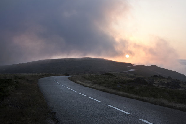 Corsica's mooiste weg vlak voor een enorme regenbui