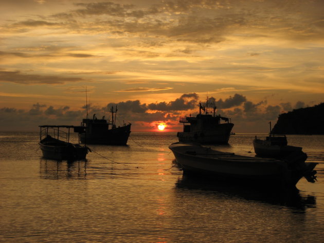 Zonsondergang Taganga