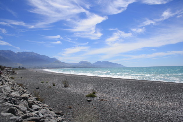 De kust van Kaikoura