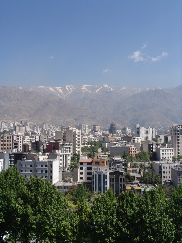 Uitzicht over Teheran