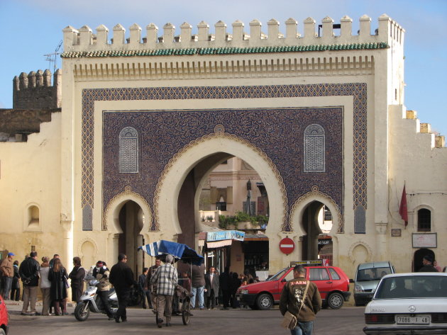 Bab in Fes naar de Medina