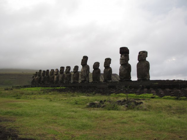 Ahu Tongariki op Paaseiland