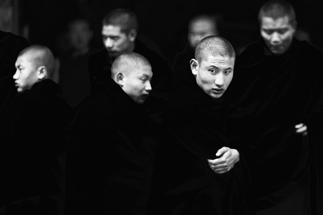 Monniken, Bhutan