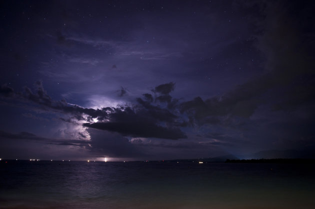 Storm over Lombok