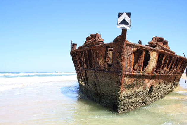 Maheno scheepswrak op Fraser Island