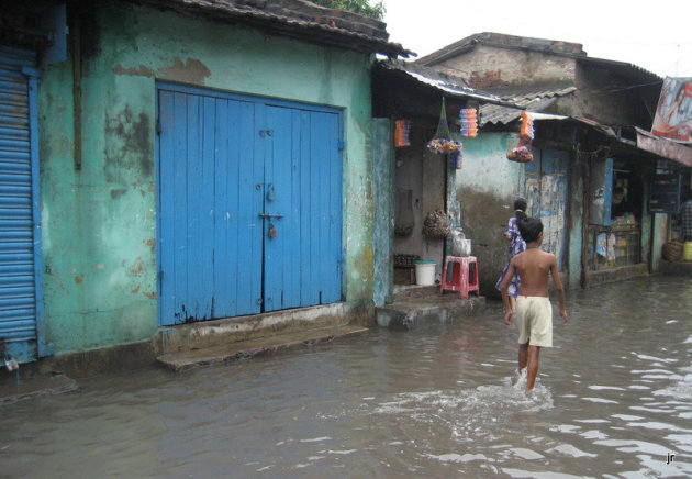 Kolkata: Moesson regen