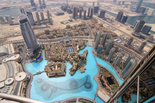 uitzicht vanuit de Burj Khalifa