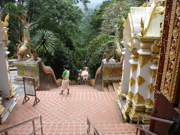 Wat Phrathat op de Doi Suthep in Chiang-Mai