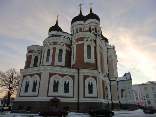 Russisch Orthodoxe kerk in Tallinn, Estland. 