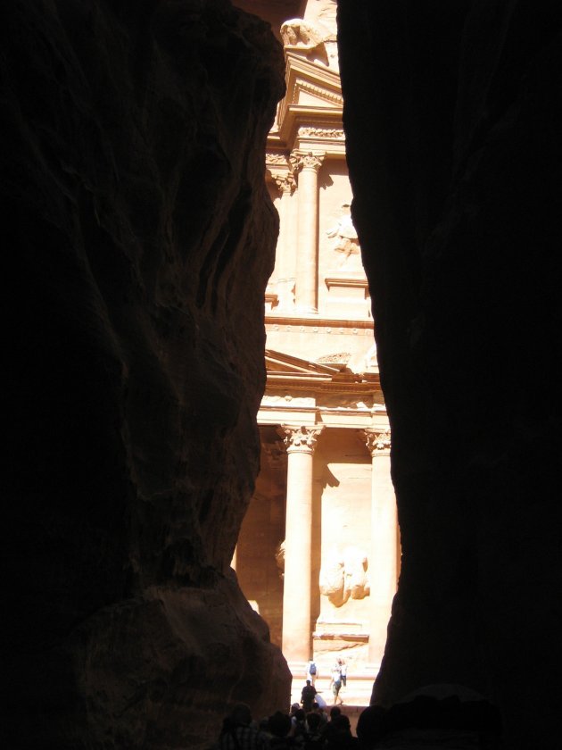 einde van de kloof in petra