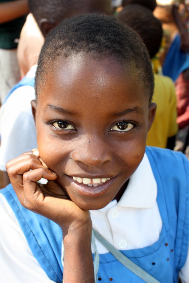 Schoolmeisje in Malawi