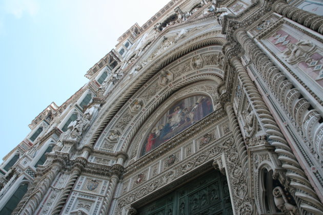 Prachtige details van de kathedraal van Florence