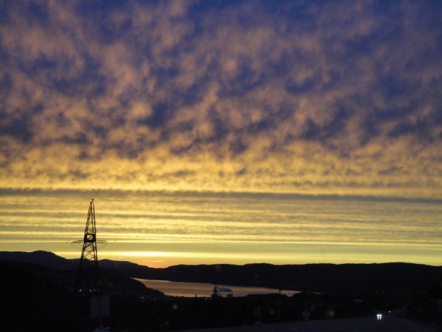 Zonsondergang Corner Brook