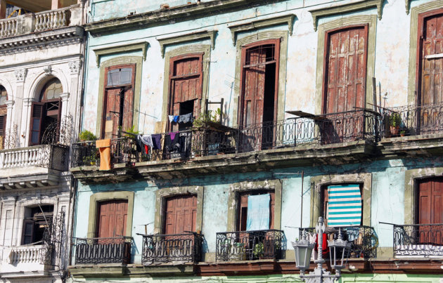 vervallen huizen Havanna