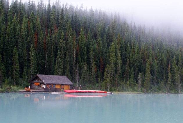 Mist on the Boat House