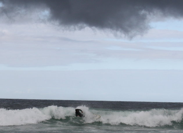 surfer at Malpica  beach