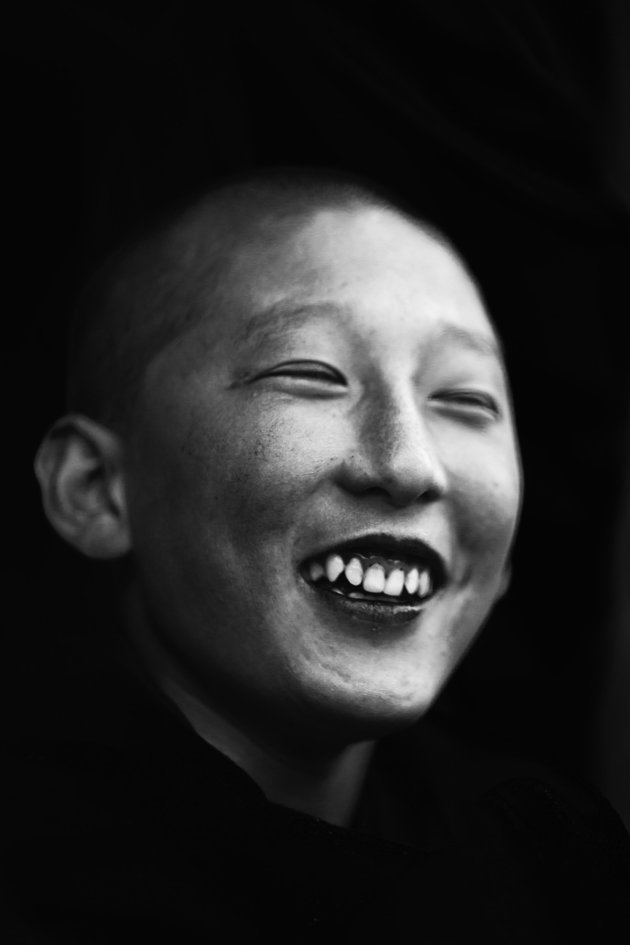 Jonge monnik, bhutan (2)