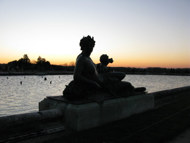 Vijver in de tuin van Versailles