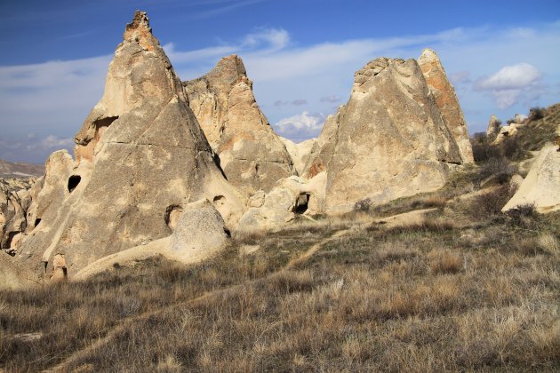 Rotsen in Cappadocië