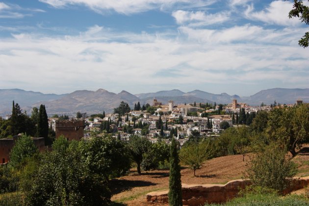 Uitzicht vanaf Alhambra