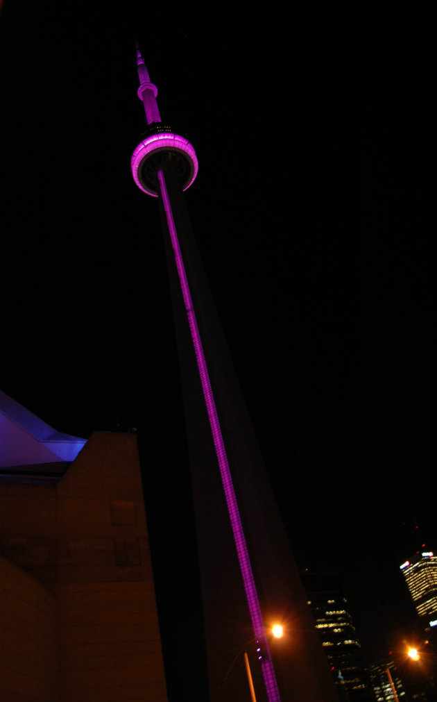 CN Tower by night