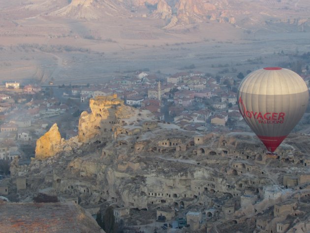 Ballon boven Cappadocia