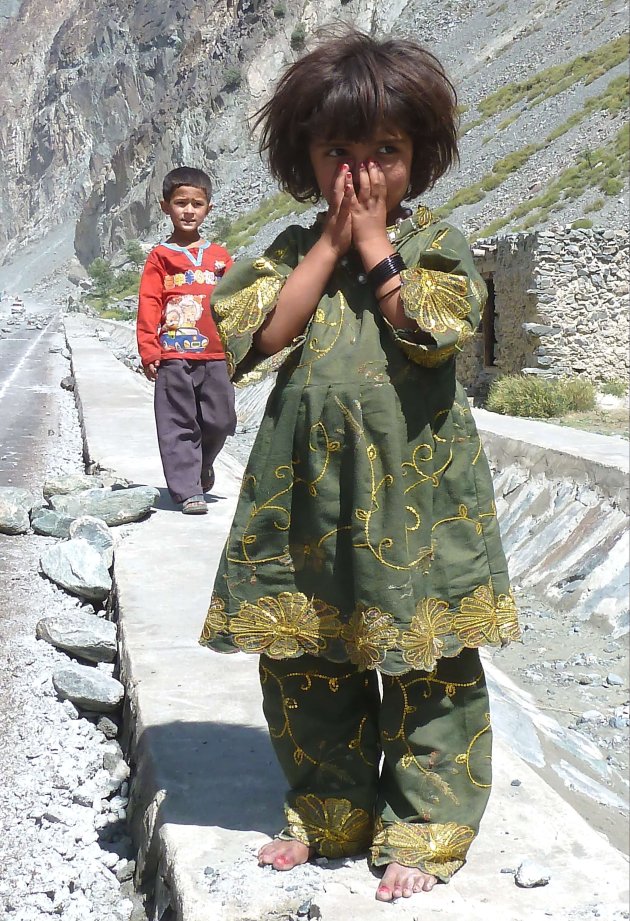 Hunza kinderen