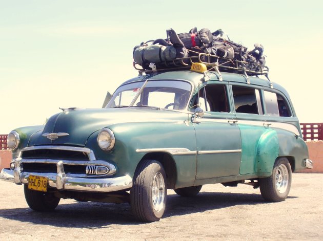 Taxi in Cuba voor 11 personen