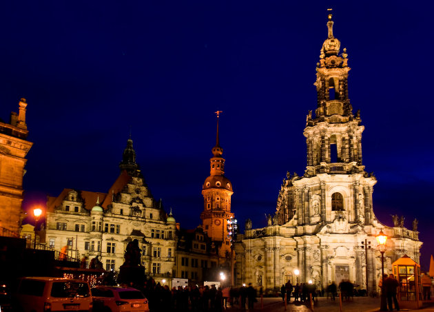 Dresden by night