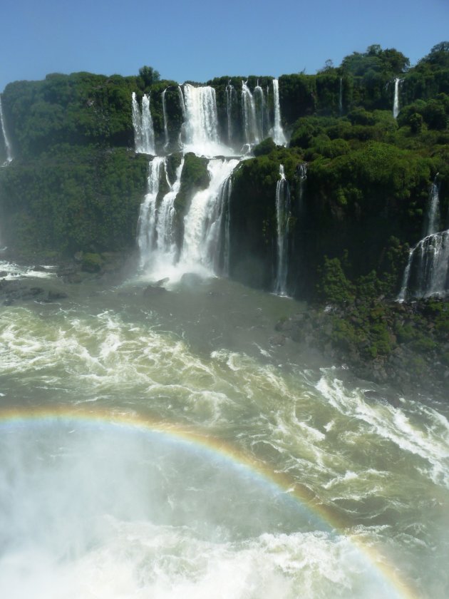 regenboog bij Foz de Iguazu