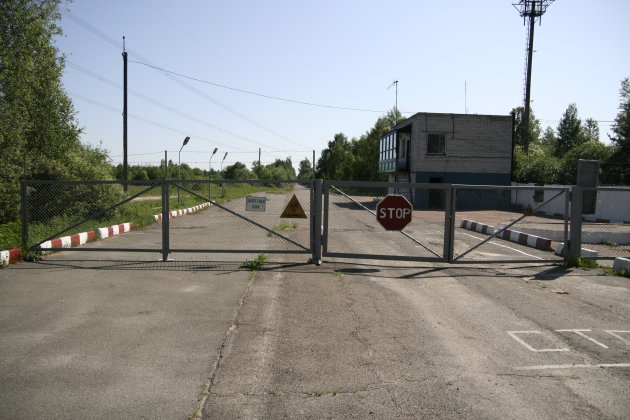 Wegblokkade Tsjernobyl