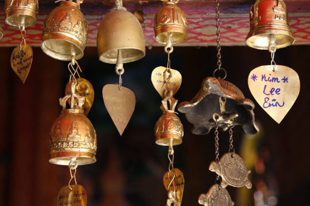 Wenshartjes bij de Doi Suthep tempel