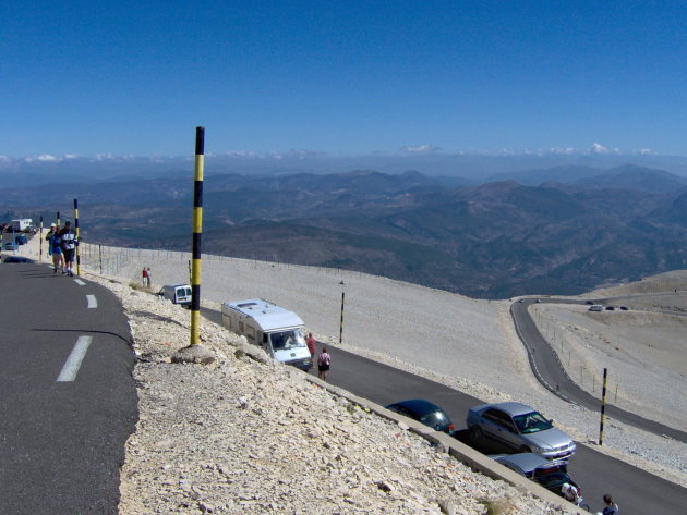 Mont Ventoux..de weg omhoog..