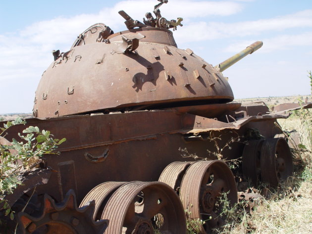 tank in het noorden