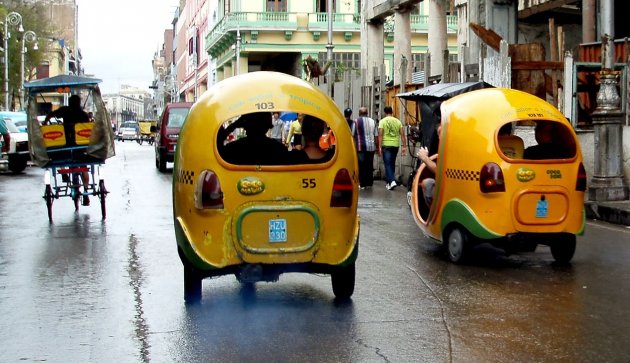 De straten van Havana, never a dull moment.