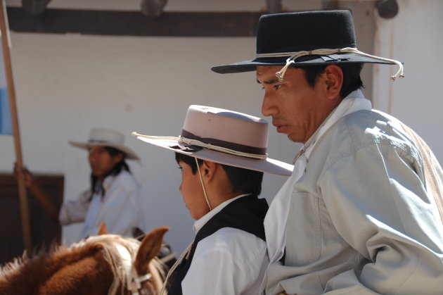 gaucho's te paard, jong en oud