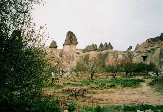 feeënschoorstenen Cappadocië