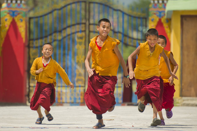 rennende monniken