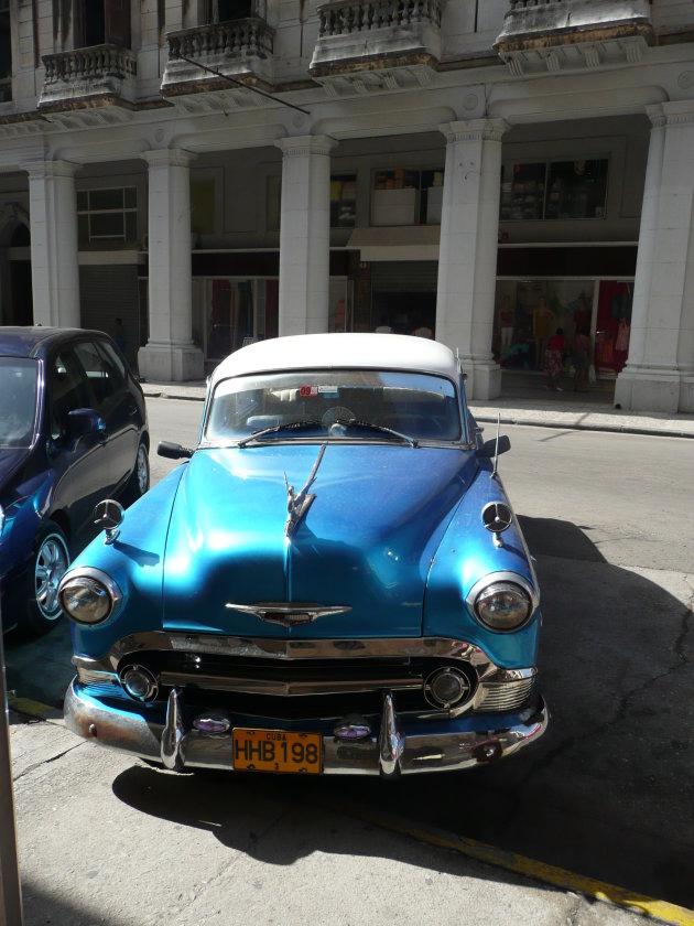 Oldtimer in de straten van Havana
