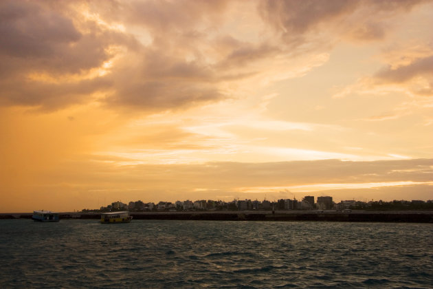 Sunset bij Malé