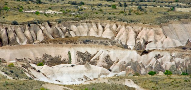 Golvend panorama in Cappadocie