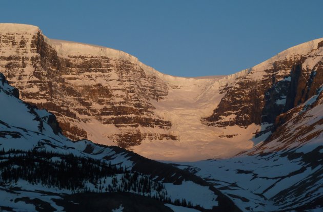 Sunset Athabasca Parking Lot