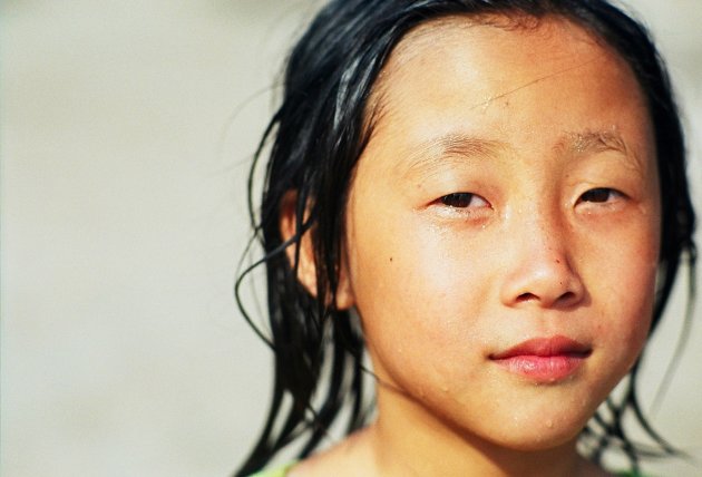 Portret in Laos