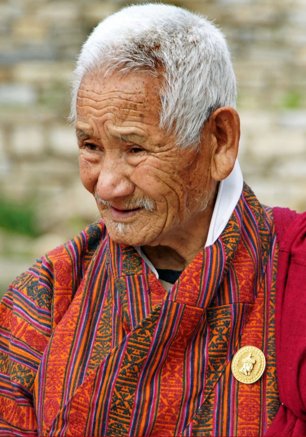 Burger van verdienste in Bhutan