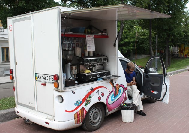 Koffie wagen