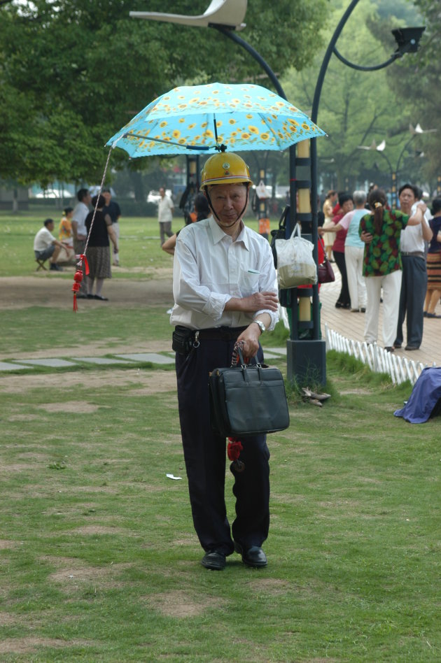 Dancing in the park.